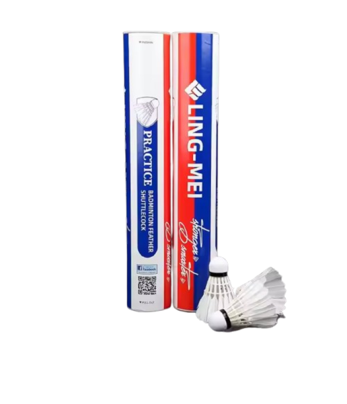 Ling Mei Feather Shuttlecock 12Pcs